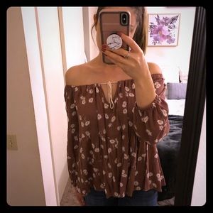 Floral babydoll top 🌼